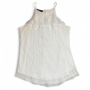 Cottage Core XS Lace Tank Top Fairycore Y2K Boho